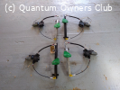 Electric Window regulator for 2+2 or saloon
